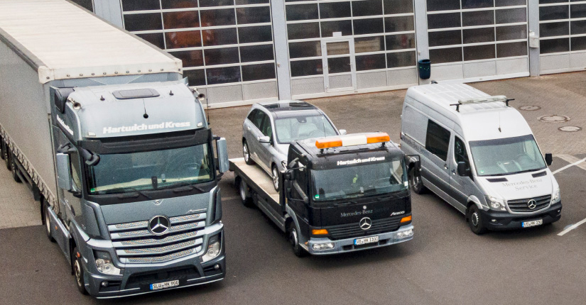 Hartwich und Kress Mercedes Benz Service, Abschleppfahrzeug, Transporter Hartwich und Kress Mercedes Benz Service, Abschleppfahrzeug, Transporter